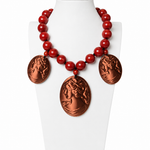 COLLANA TRE CAMMEI