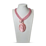 Collana cammeo cristallo